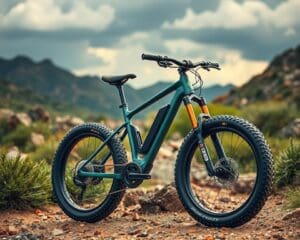 Elektrische fietsen met robuuste banden voor offroad