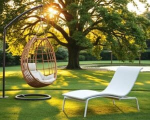 Is een hangstoel comfortabeler dan een ligbed?