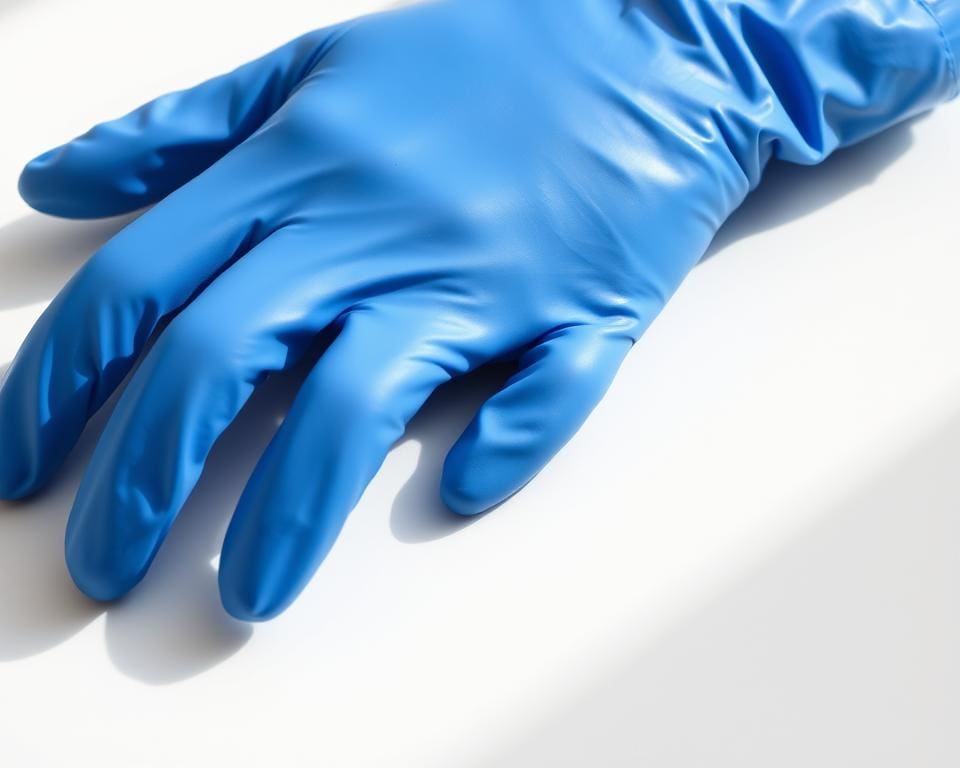 Wat zijn de voordelen van blauwe nitril handschoenen?