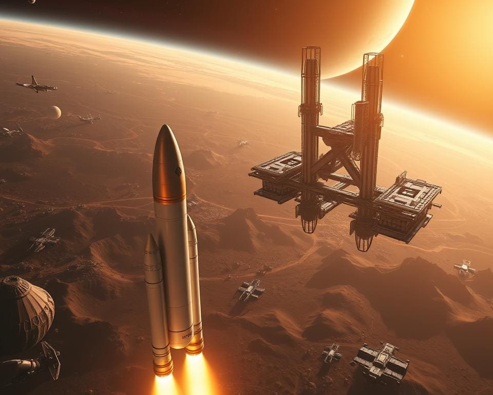 De toekomst van ruimtevaarttechnologie en interplanetair reizen