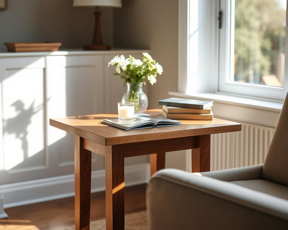 Waar plaats je een sidetable het beste?