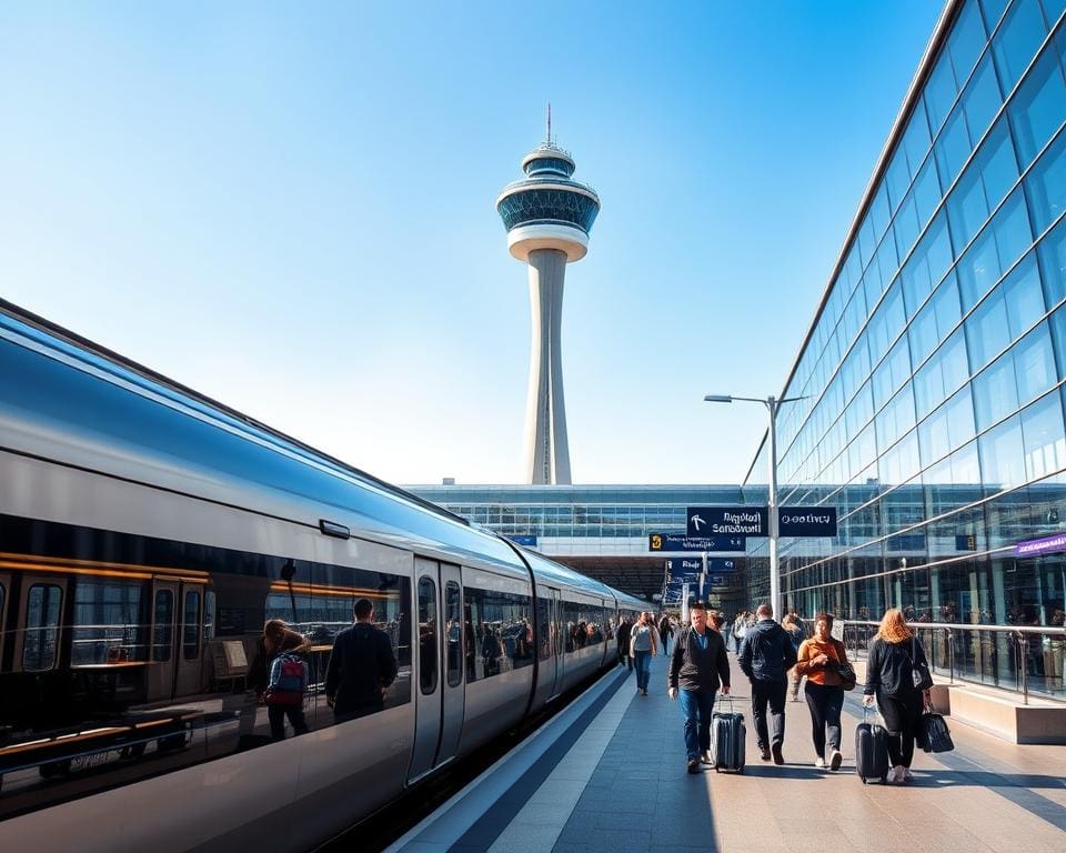 Wat is de snelste manier om naar Schiphol te reizen?