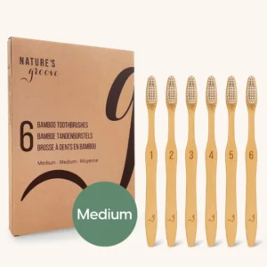 Zachte bamboe tandenborstels voor dagelijks gebruik