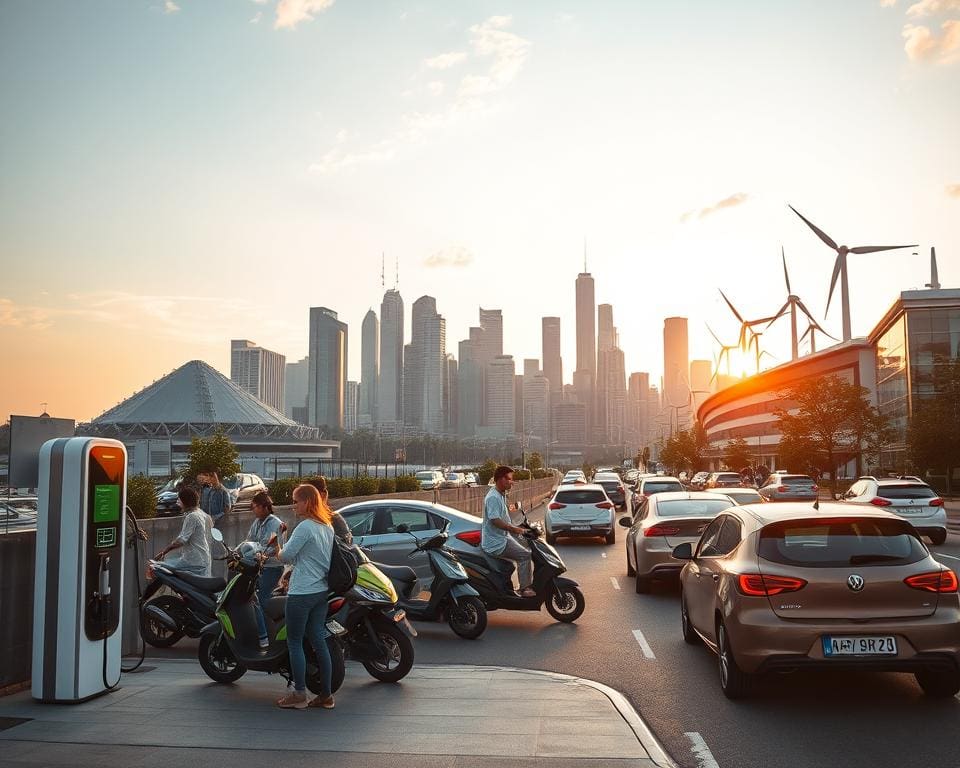 De groei van e-mobility wereldwijd