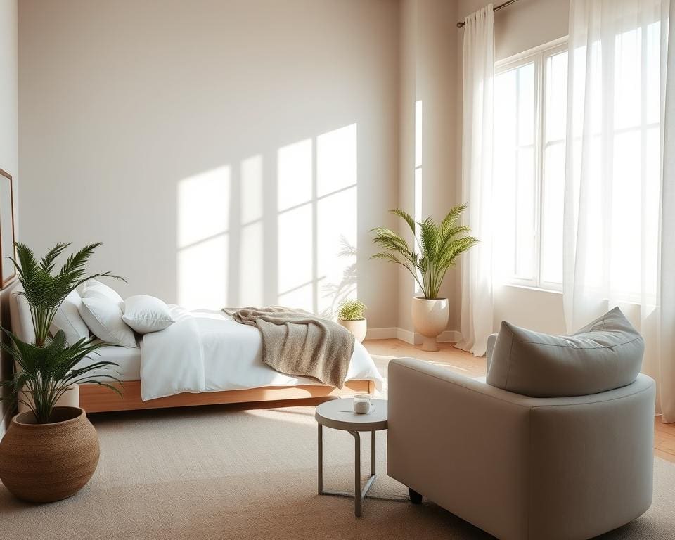 Hoe maak je een slaapkamer rustgevend en koel?