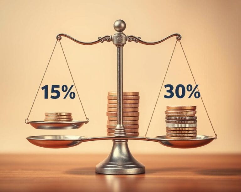 Wat is het verschil tussen 15% en 30% subsidie?