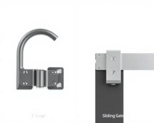 Wat is het verschil tussen C-beslag en gewone schuifpoorten?