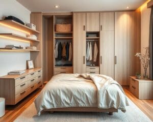 Wat zijn slimme opbergoplossingen in de slaapkamer?
