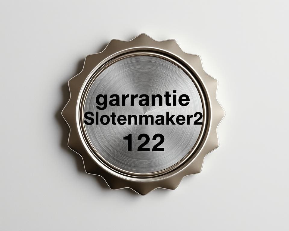 Welke garantie biedt Slotenmaker123?