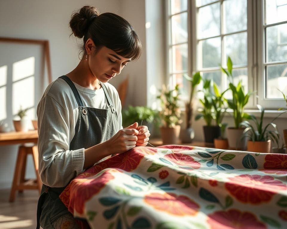 Duurzaam borduren met ecologische materialen