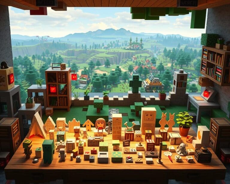 Hoe maak je coole knutsels in Minecraft-stijl?