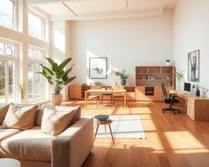 Hoe maak je een open ruimte functioneel zonder muren?