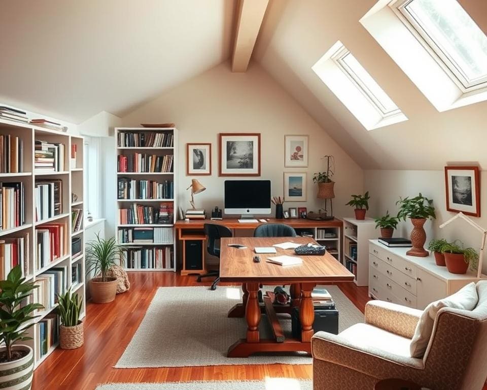 Hoe maak je van je zolder een praktische werkplek?