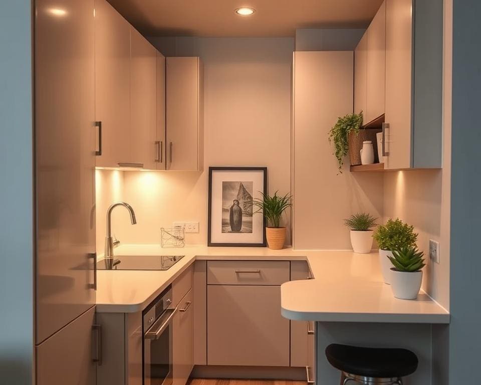 Hoe richt je een keuken in met weinig vierkante meters?