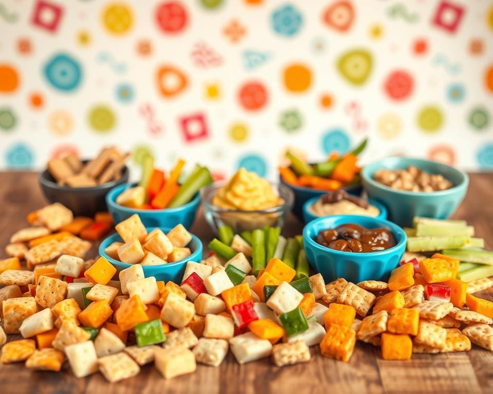 Wat zijn kindvriendelijke hartige snacks?