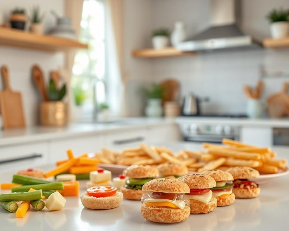 makkelijke hartige snacks voor kinderen