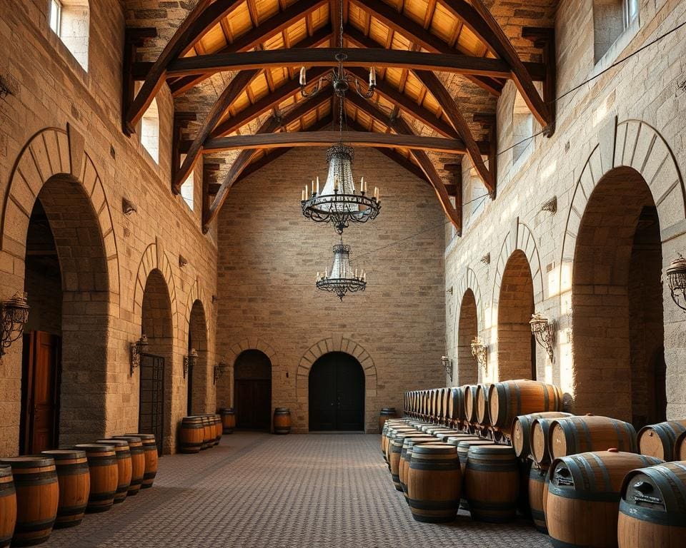 Wat vraagt restauratie van Franse wijnopslagplaatsen?