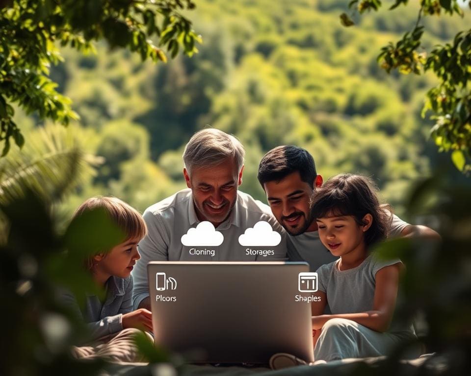 Welke cloudopslag kun je delen met familie?