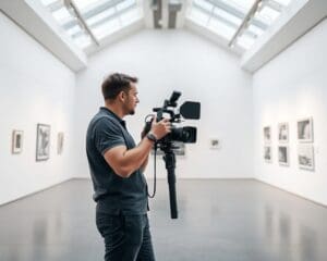 Hoe film je kunst zonder reflectieproblemen?