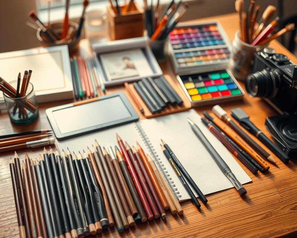 Illustratiehulpmiddelen voor tekenaars