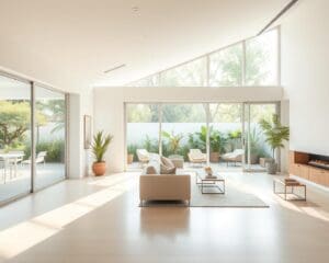 Open woonruimtes verdelen met schuifdeuren