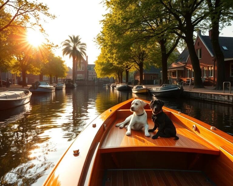 Zijn honden toegestaan op de huurboten in Giethoorn?