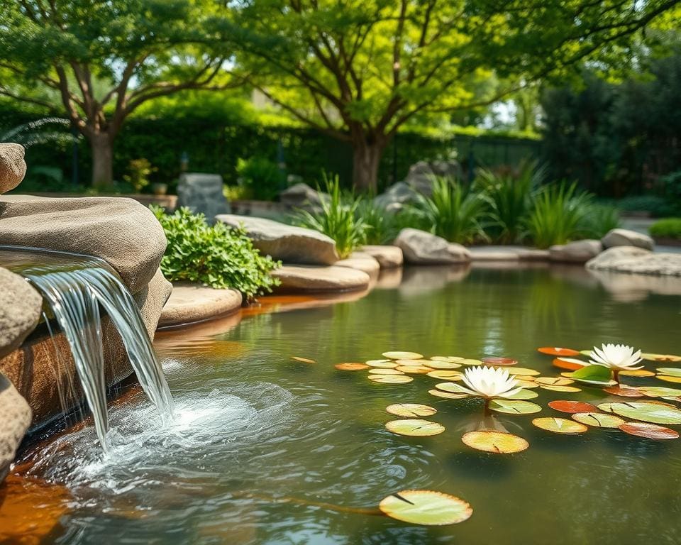 waterelementen in de tuin