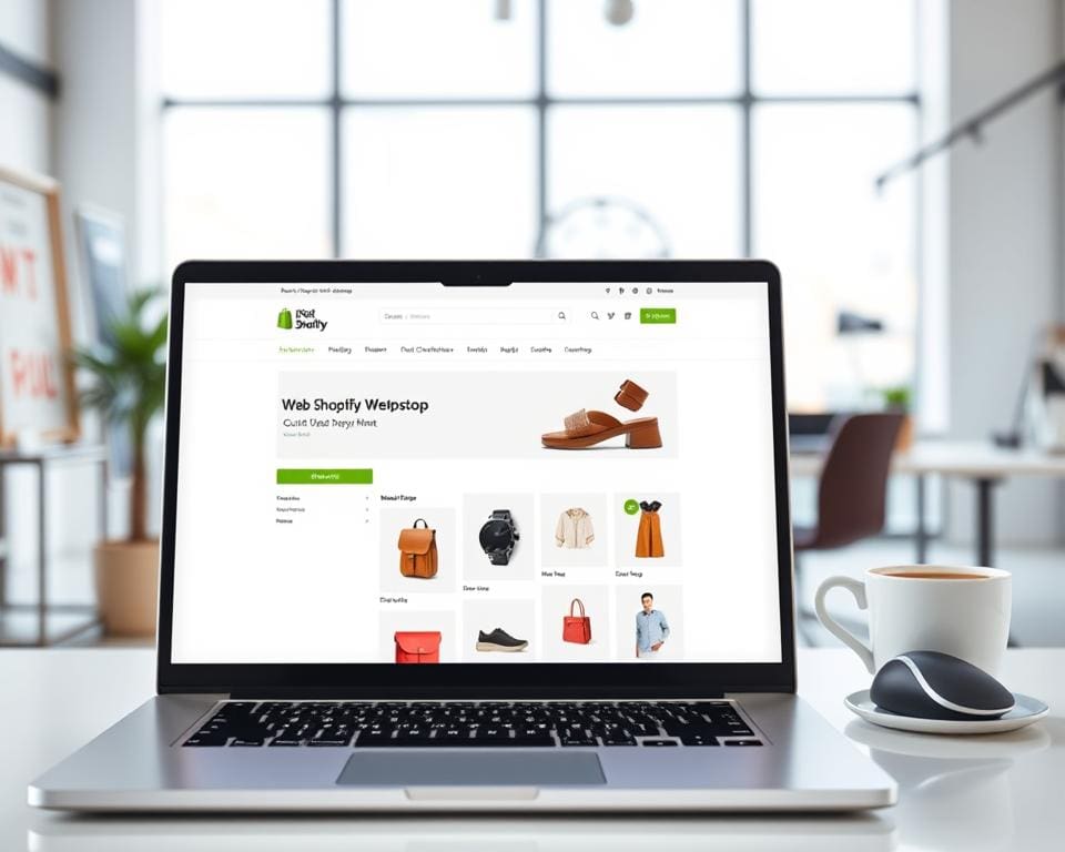 Bouwtijd Shopify webshop