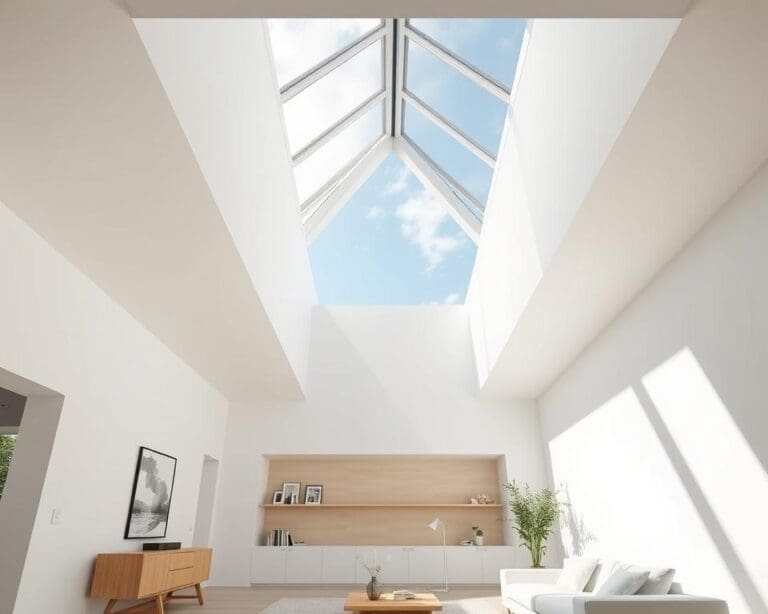 Een lichtkoepel die extra daglicht binnenbrengt