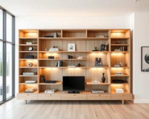 Een wandkast op maat voor al je favoriete spullen