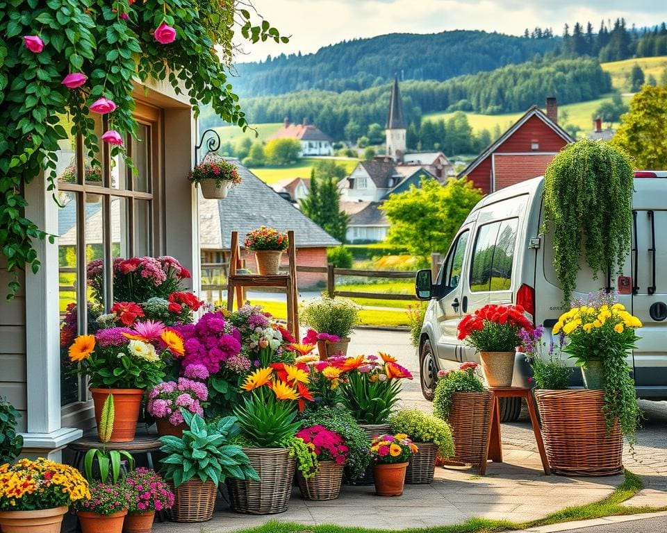 Hoe werkt bloemen bezorgen Utrecht in omliggende dorpen?