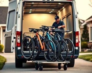 Hoe werkt het laten bezorgen van fietsen aan huis?