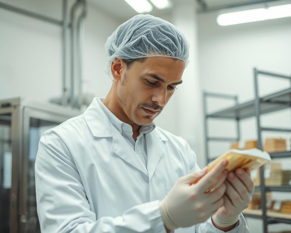 Kwaliteitscontroleur in de voedingsindustrie