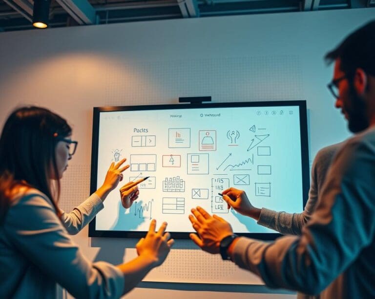 Hoe verbeter je samenwerking met online whiteboard software?