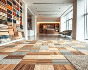 Welke kleuren passen het best bij een beursvloer?