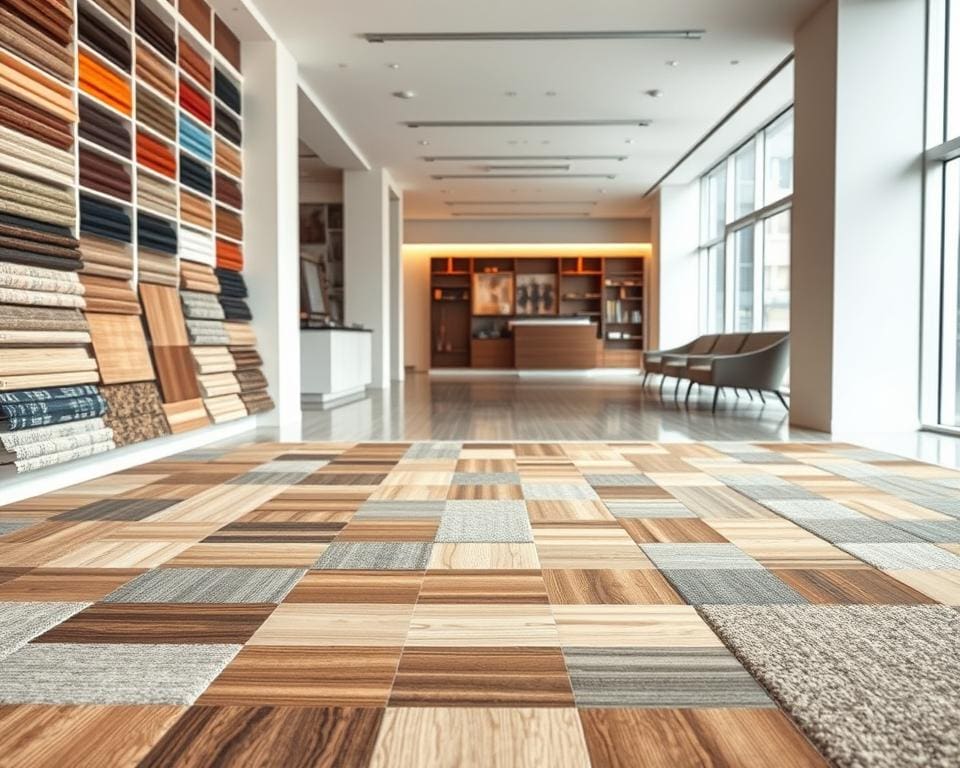 Welke kleuren passen het best bij een beursvloer?