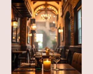 Welke restaurants hebben een unieke sfeer?