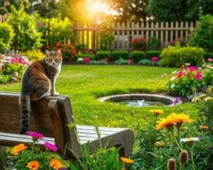 Hoe hou je katten in de tuin?