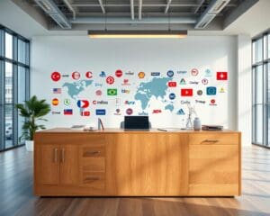 Hoe ondersteunt een bureau merken internationaal?