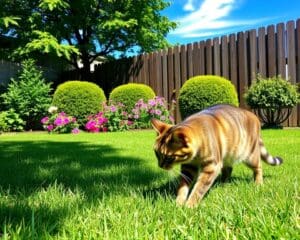 Hoe voorkom ik dat katten in de tuin poepen?