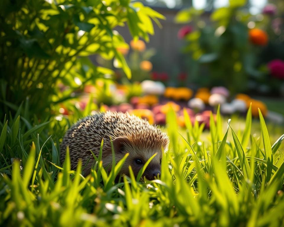 Hoe weet je of er een egel in de tuin zit?