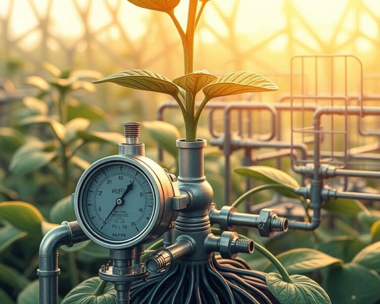 Hoe werkt een watermeter plant?