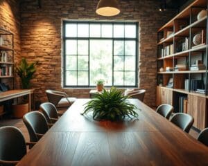 Natuurlijke materialen in een modern interieur