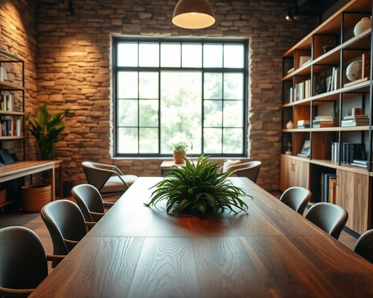 Natuurlijke materialen in een modern interieur