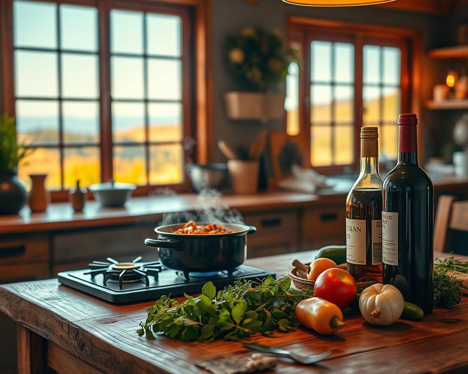 Op welke manier combineer je koken met sfeer?