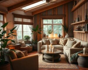 Sfeervolle decoratie voor een gezellige woonkamer