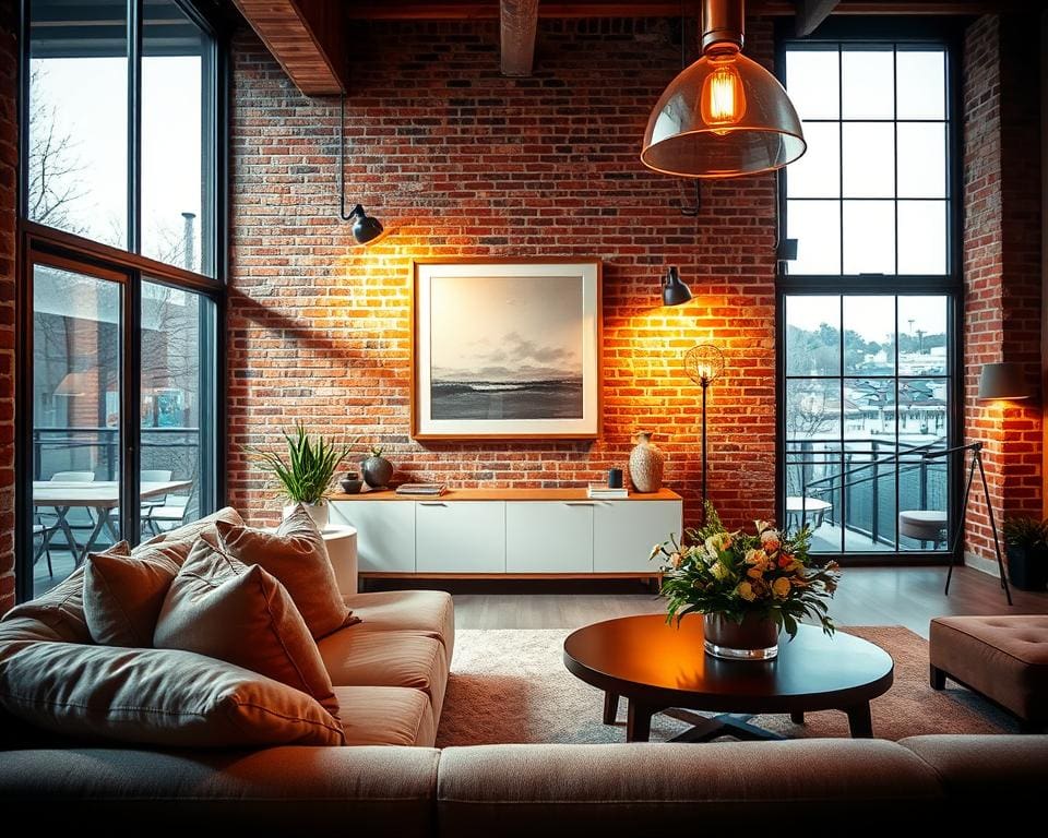 Waarmee breng je sfeer in een moderne loft?