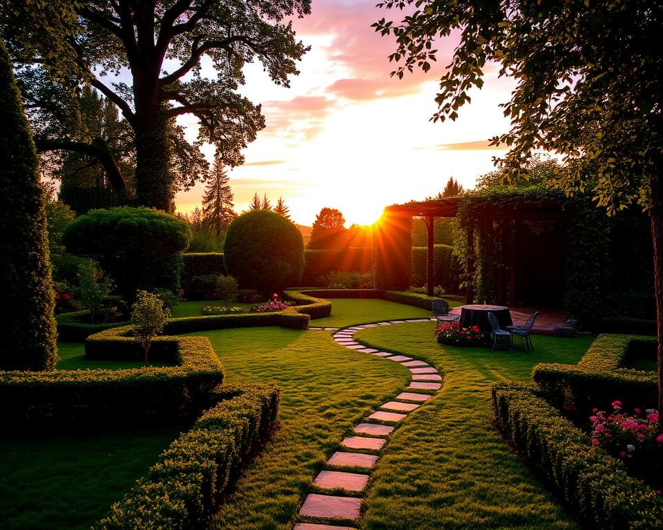 Wat betekent een tuin op het westen?