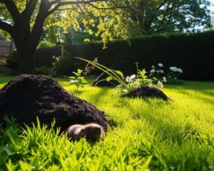 Wat doe je tegen mollen in de tuin?