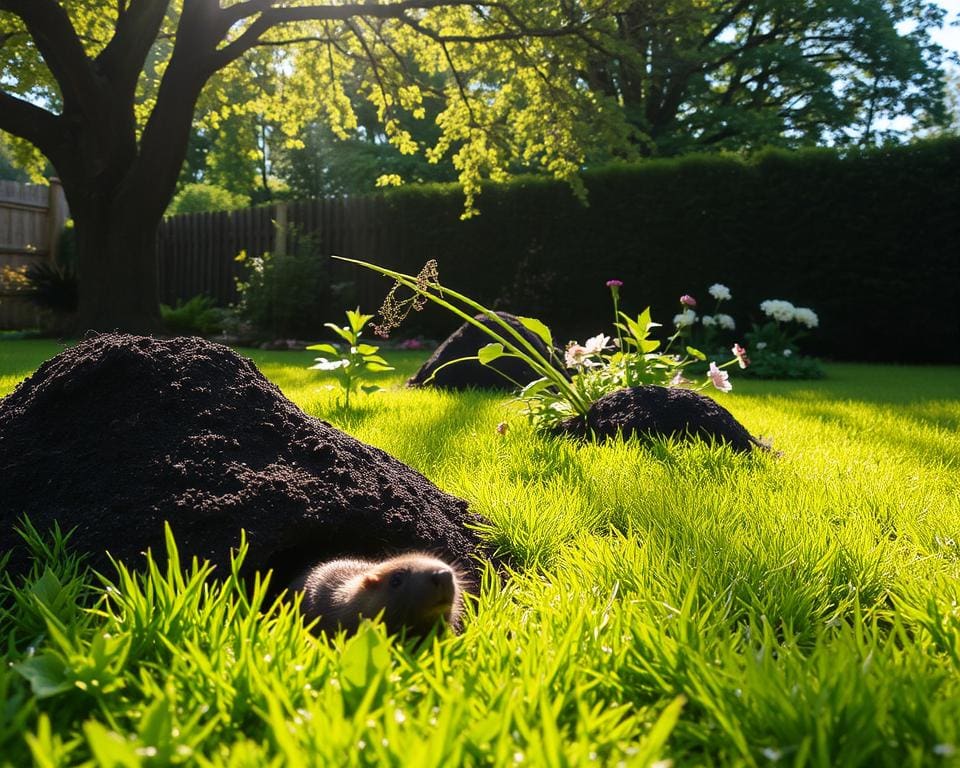 Wat doe je tegen mollen in de tuin?
